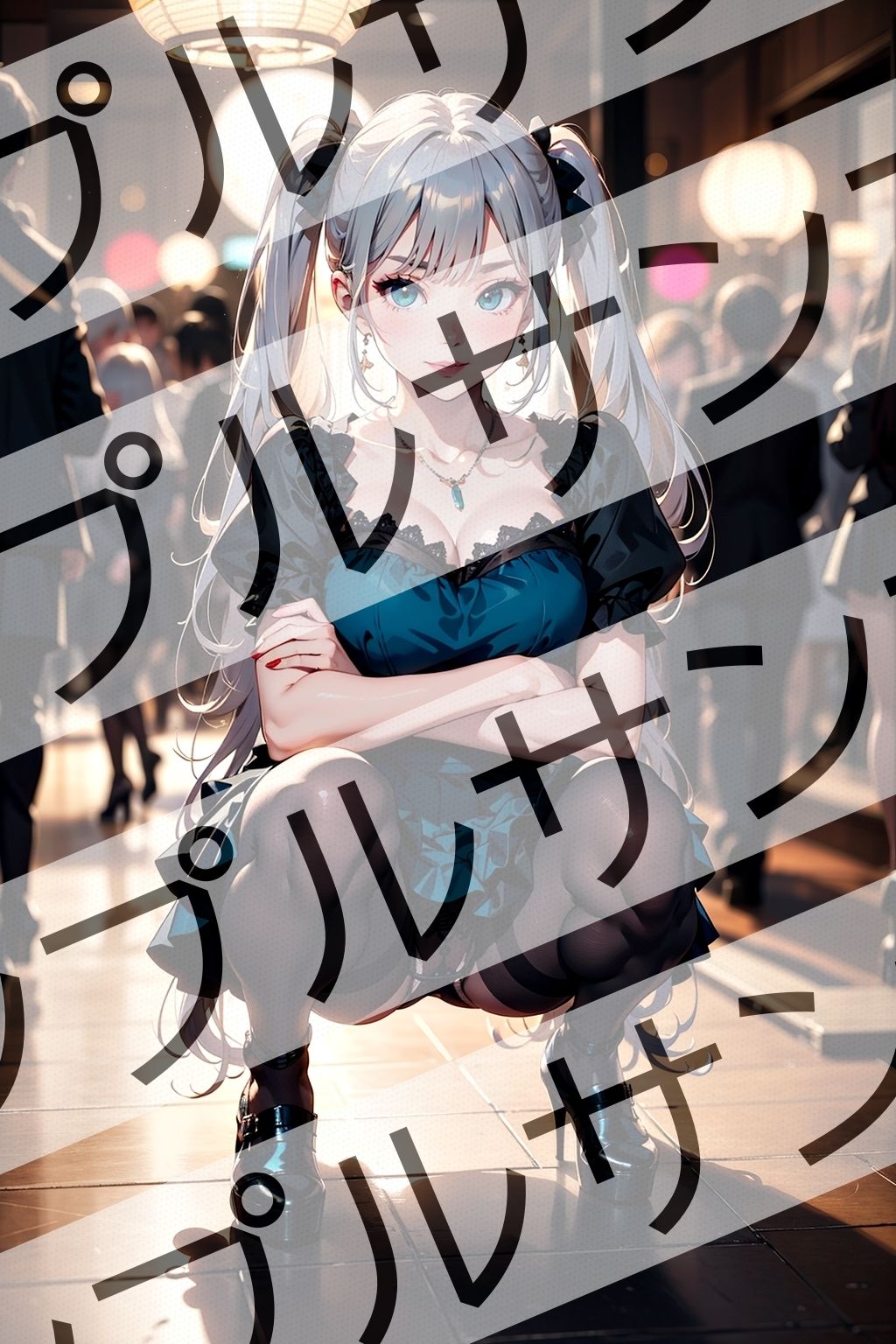 黒ストッキングの似合う極上オンナのしゃがみポーズ激写 vol.2 サンプル8ページ目