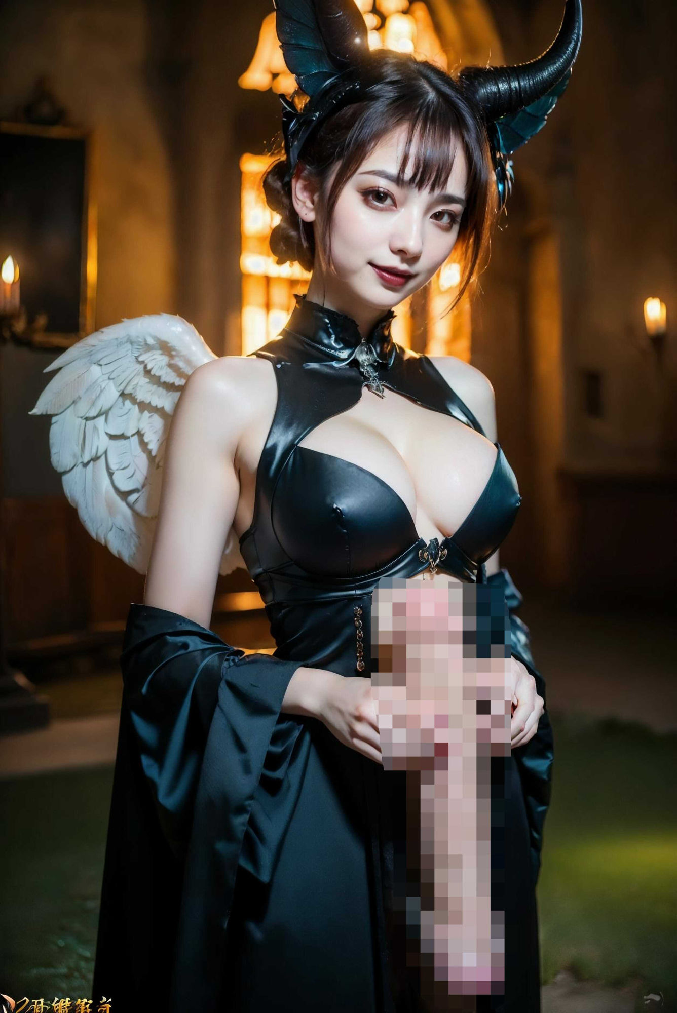 サキュバス美女ち●ぽ サンプル3ページ目