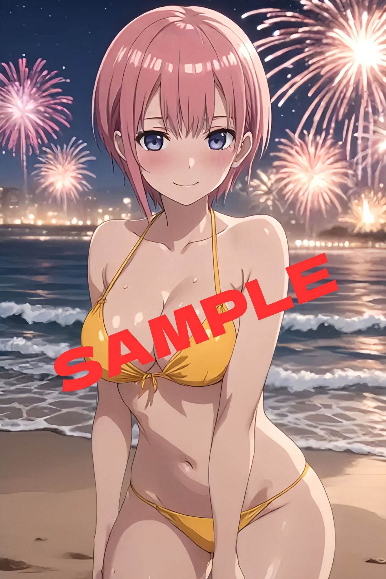 彼女と過ごす夏休み 中野◯花編 サンプル1ページ目