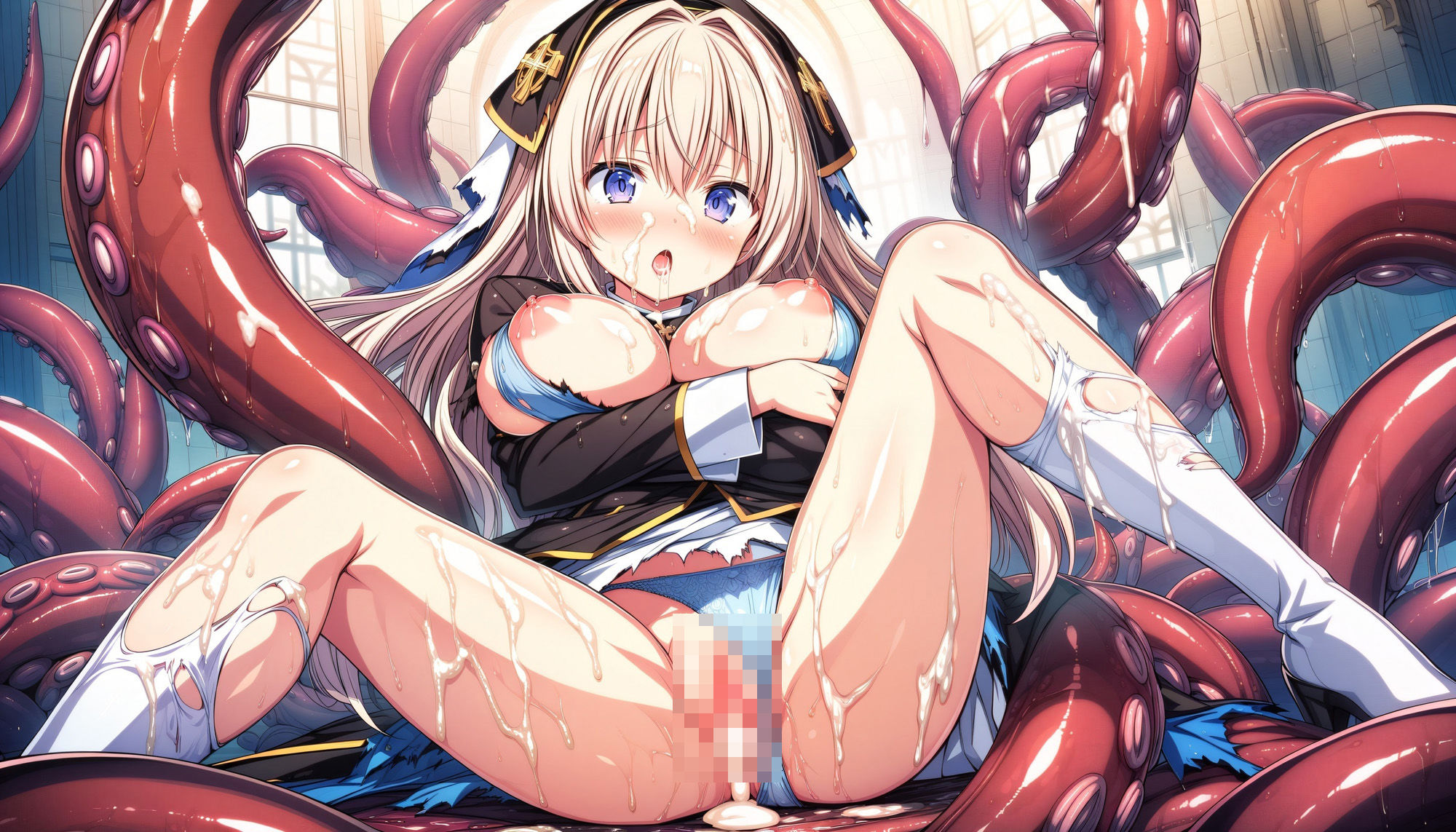 触手に囚われた少女達 〜プリースト編〜 Vol.1 サンプル4ページ目