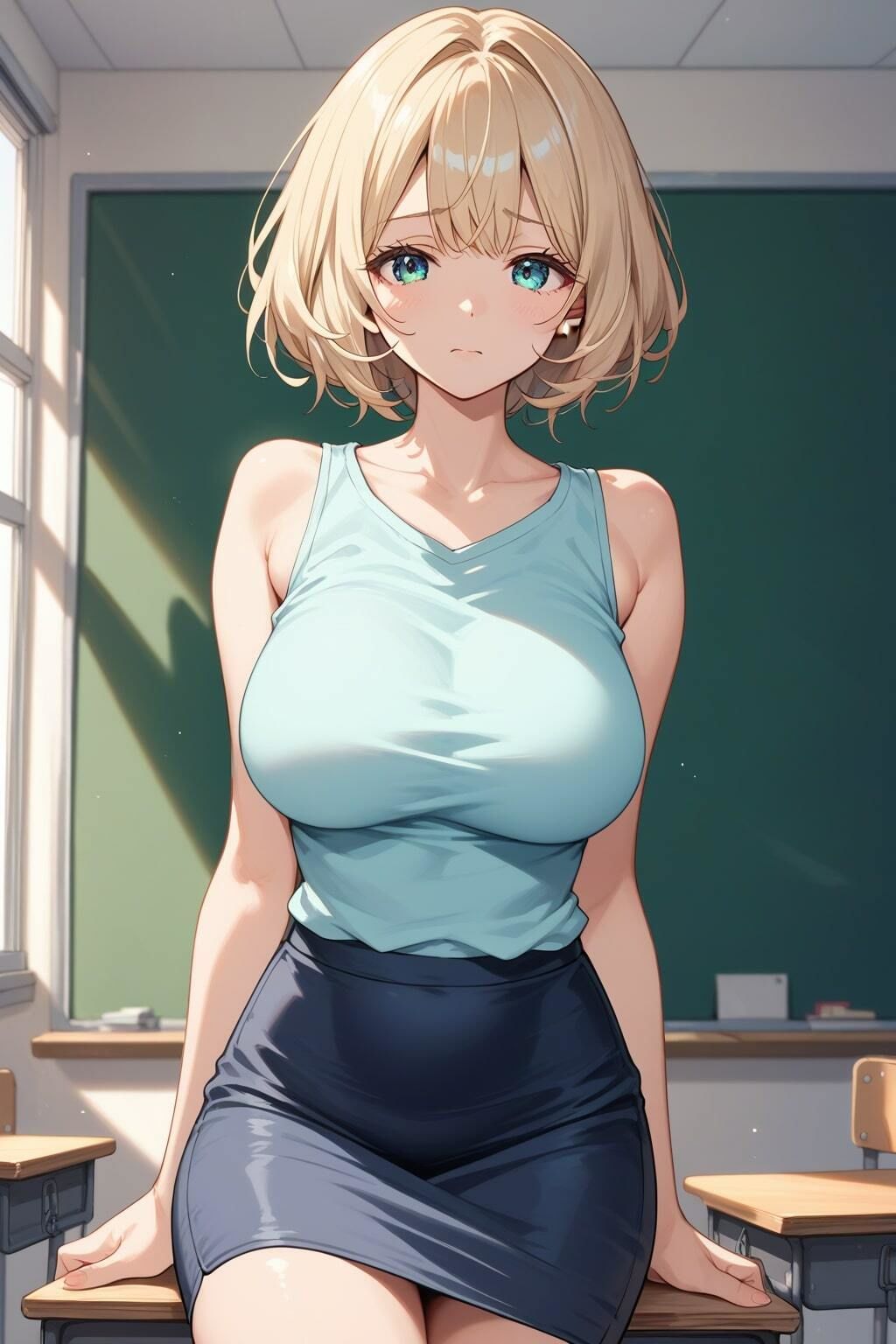 会うたびに中出しセックスさせてくれる巨乳女教師 サンプル2ページ目