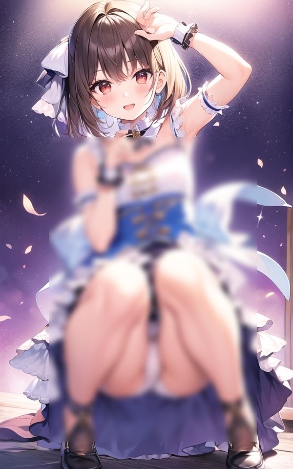 ロリコス少女のチラ見せパンツ サンプル1ページ目