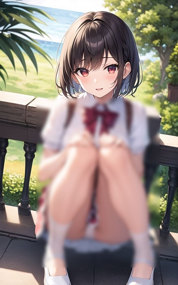 ロリコス少女のチラ見せパンツ サンプル2ページ目