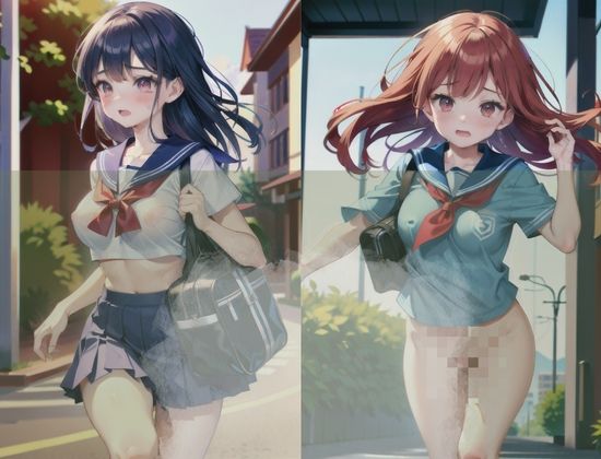 ノーブラおっぱいマラソン大会！ サンプル3ページ目