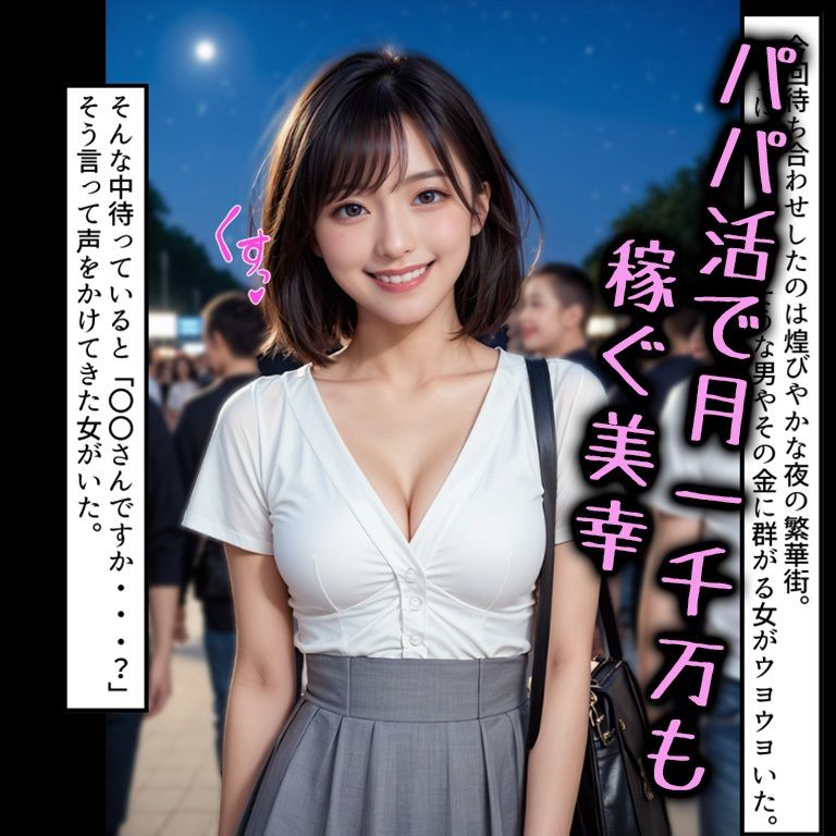 パパ活女を催◯アプリで成敗！ サンプル1ページ目