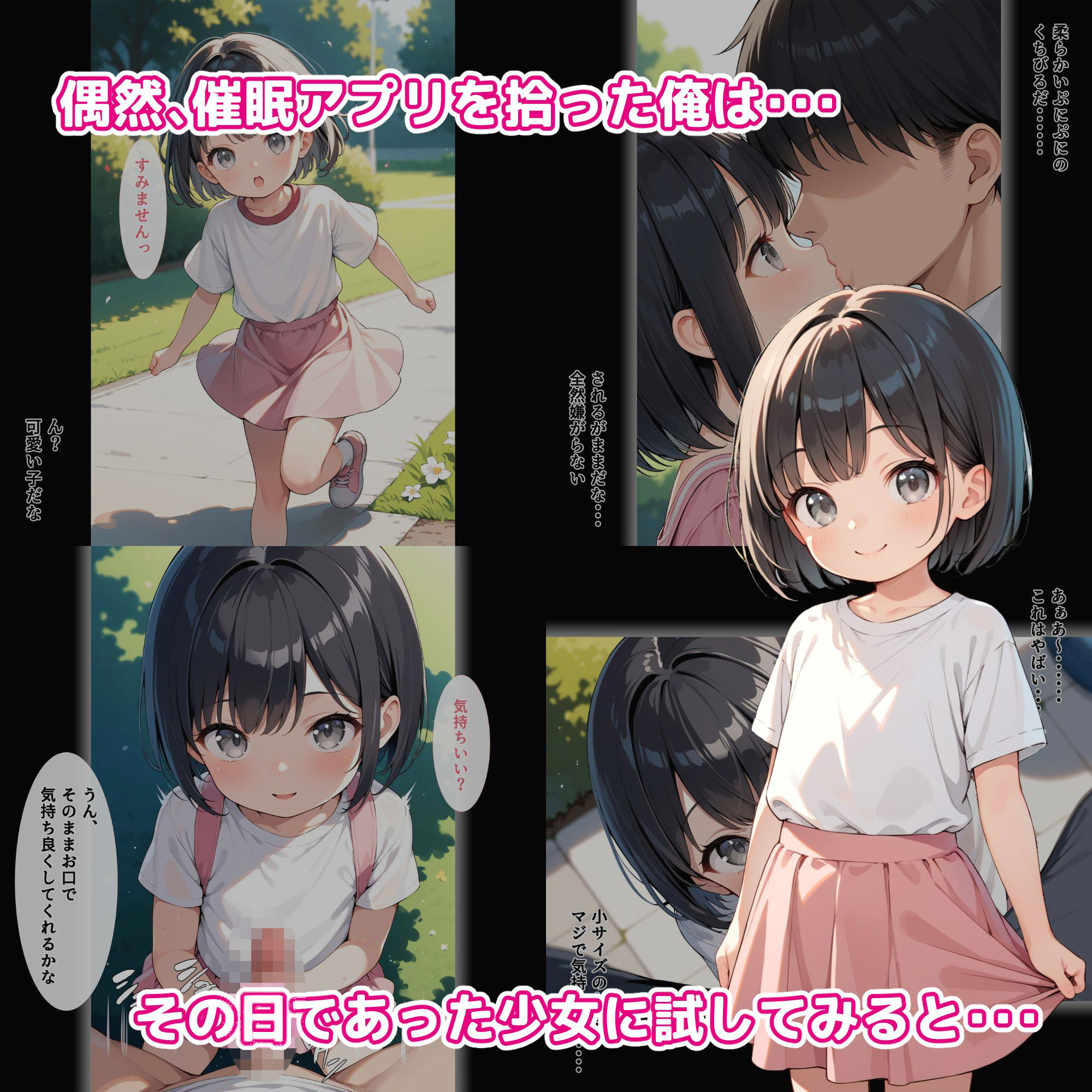 偶然、催●アプリを手に入れたおじさんが、美人母娘に寄生して孕ませた件 サンプル1ページ目