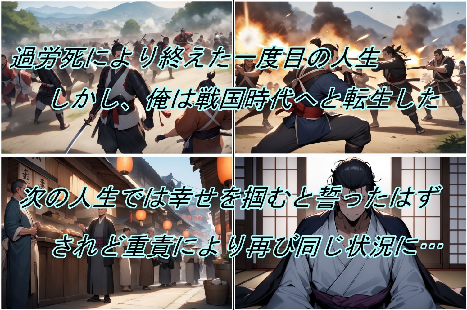 【転生したら戦国時代】上司がバカ殿だったので姫と奥方を寝取って下剋上した話 サンプル1ページ目