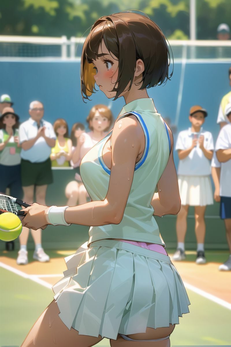硬式テニスサークル女子部員パンチラ盗撮写真集 サンプル1ページ目