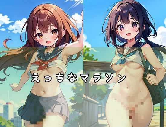 学校へ登下校’えっちなマラソン’ サンプル2ページ目