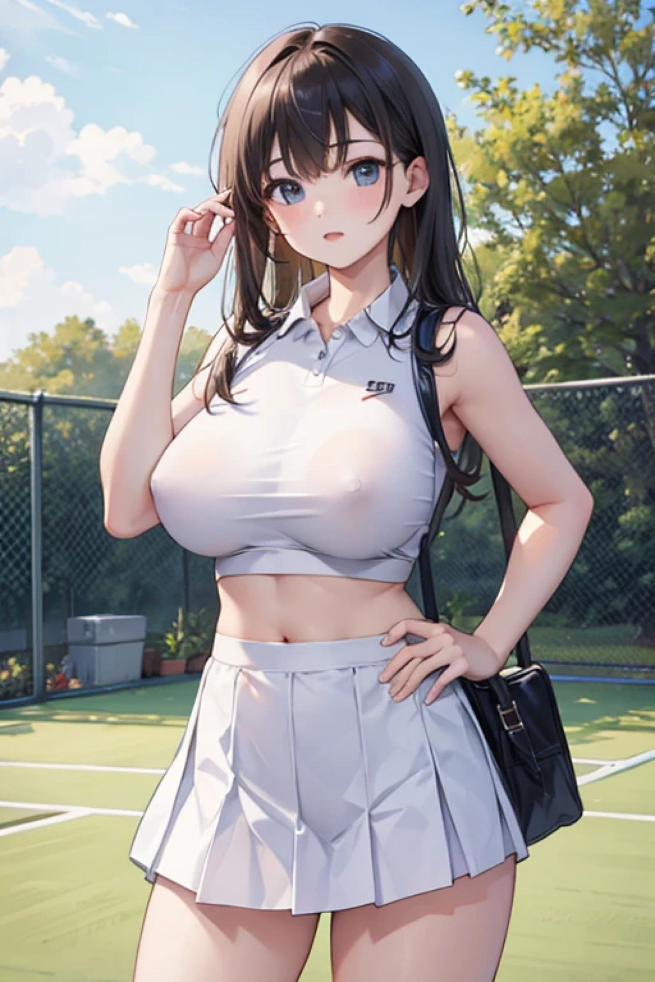 テニスガールのアレやコレ サンプル2ページ目
