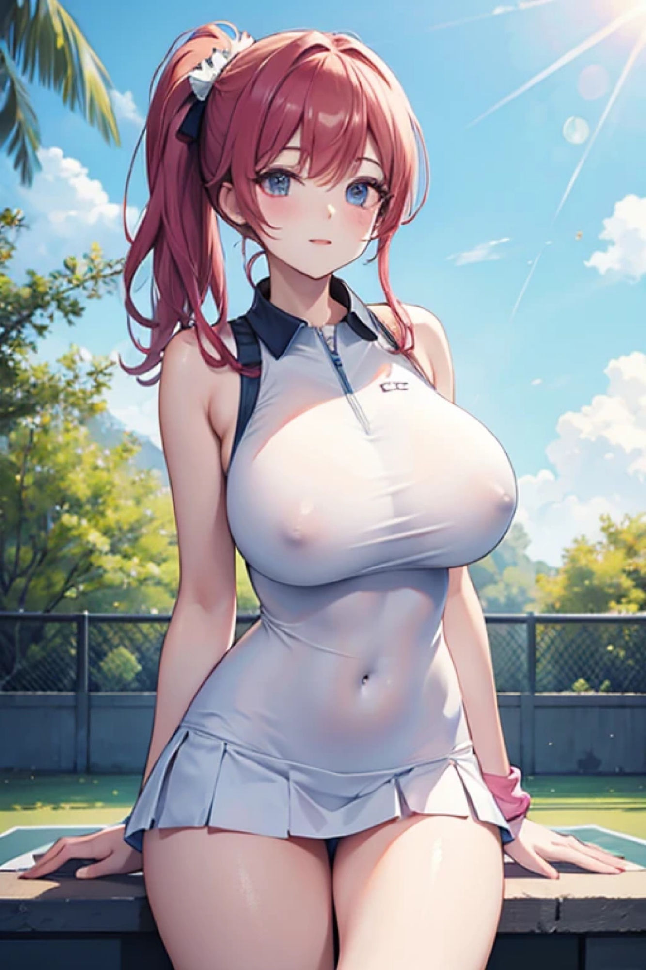 テニスガールのアレやコレ サンプル7ページ目