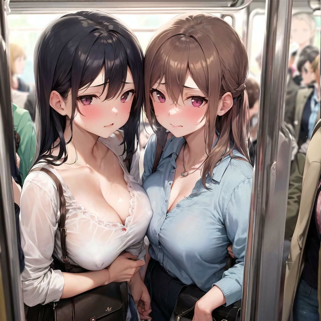 おっぱいフェチ 巨乳専用車両編 サンプル1ページ目