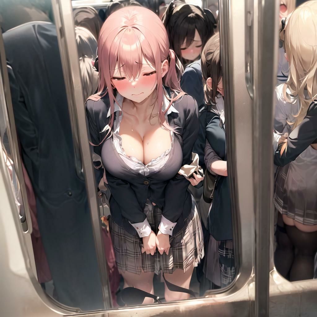 おっぱいフェチ 巨乳専用車両編 サンプル8ページ目