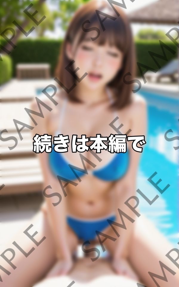 騎乗位中出し/水着のまま跨って...まん○に放出 サンプル6ページ目