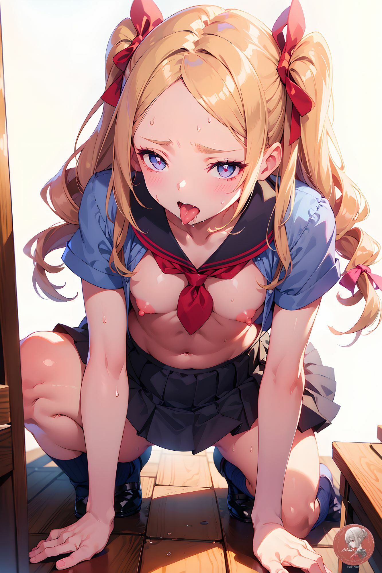 即オチ少女 ベ〇トリス編 サンプル7ページ目