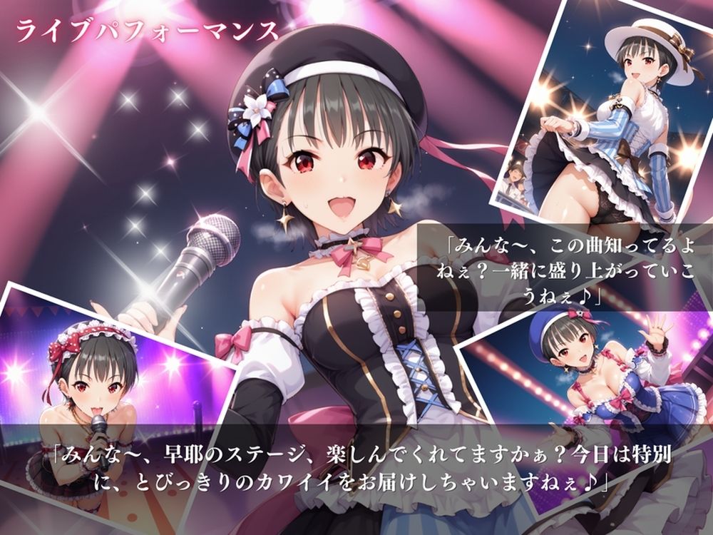 「早耶の魅惑のアイドル道」 - エロかわアイドル奮闘記 - サンプル1ページ目