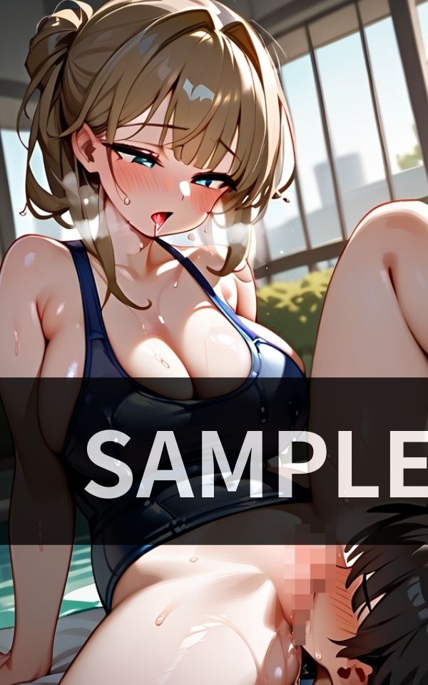 文化祭 マン汁ジュース1杯500円 水着女子を多数用意しております。 サンプル2ページ目