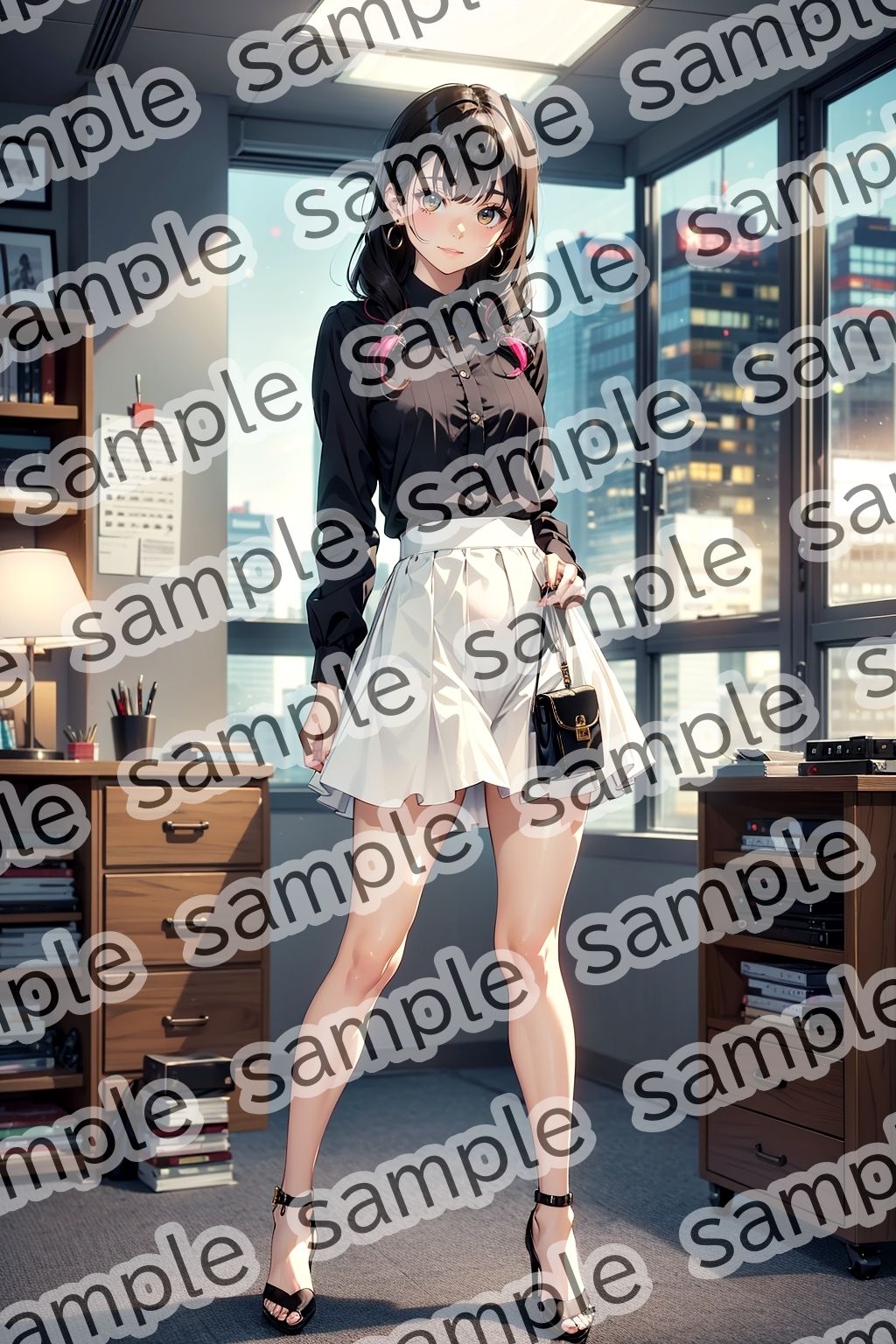 生足ミニスカートで出社するOL vol.2 サンプル6ページ目
