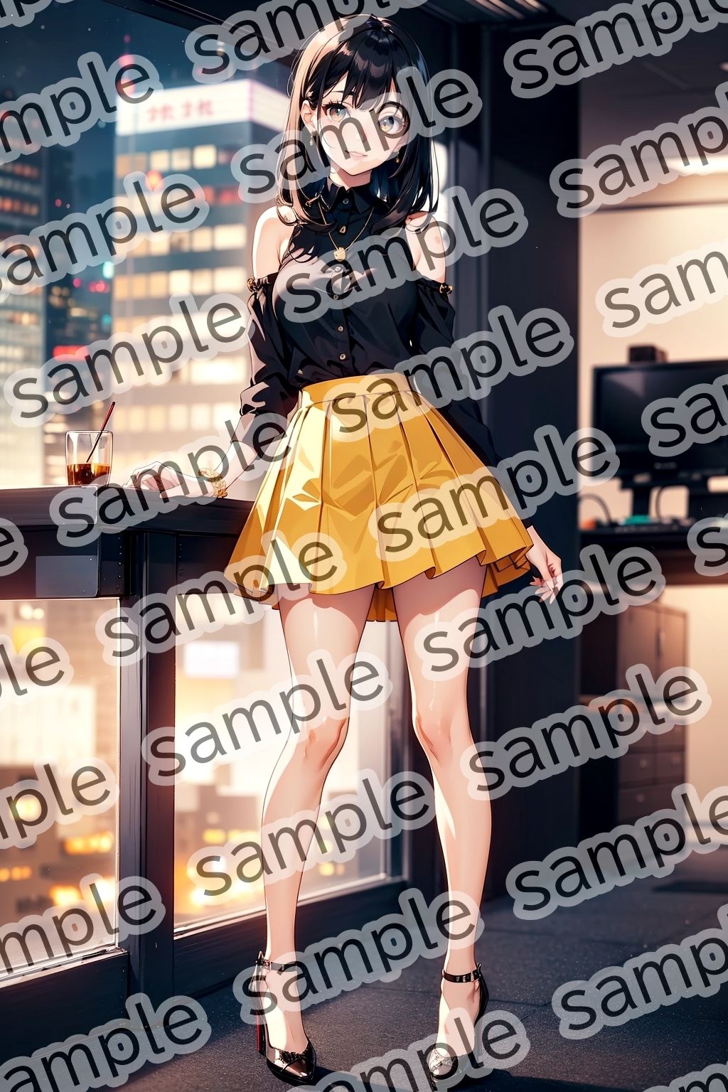 生足ミニスカートで出社するOL vol.2 サンプル7ページ目