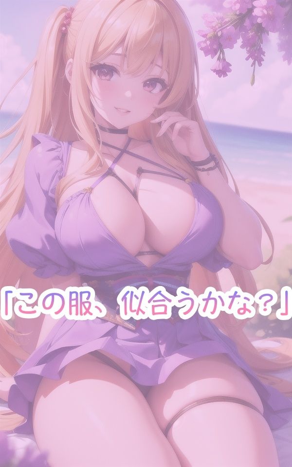 「この服、似合うかな？」エロ過ぎ衣装の巨乳ギャル サンプル1ページ目