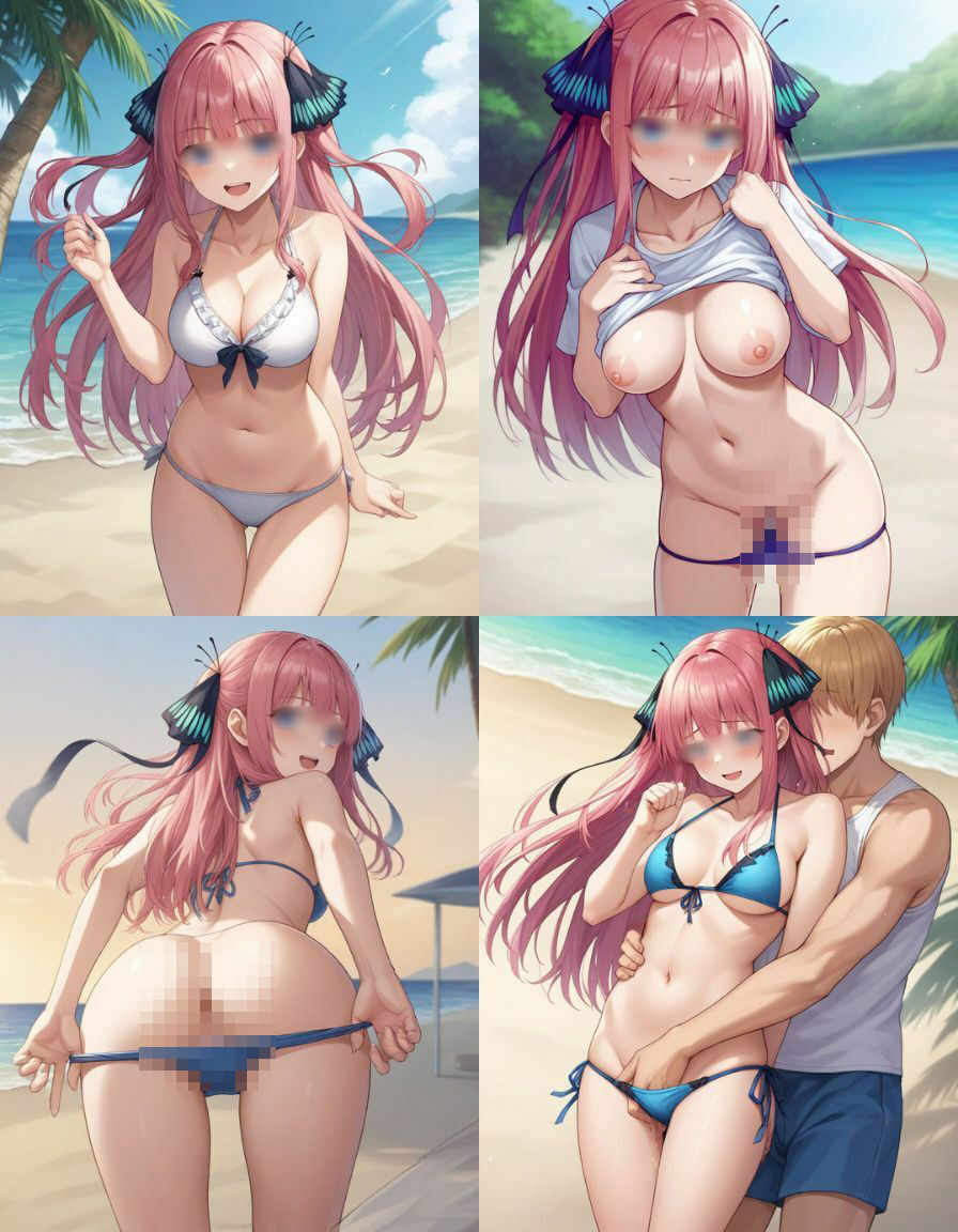 IF・・・憧れのヒロインがエチエチだったら・・・ 五等〇の花嫁 二乃 編 サンプル2ページ目