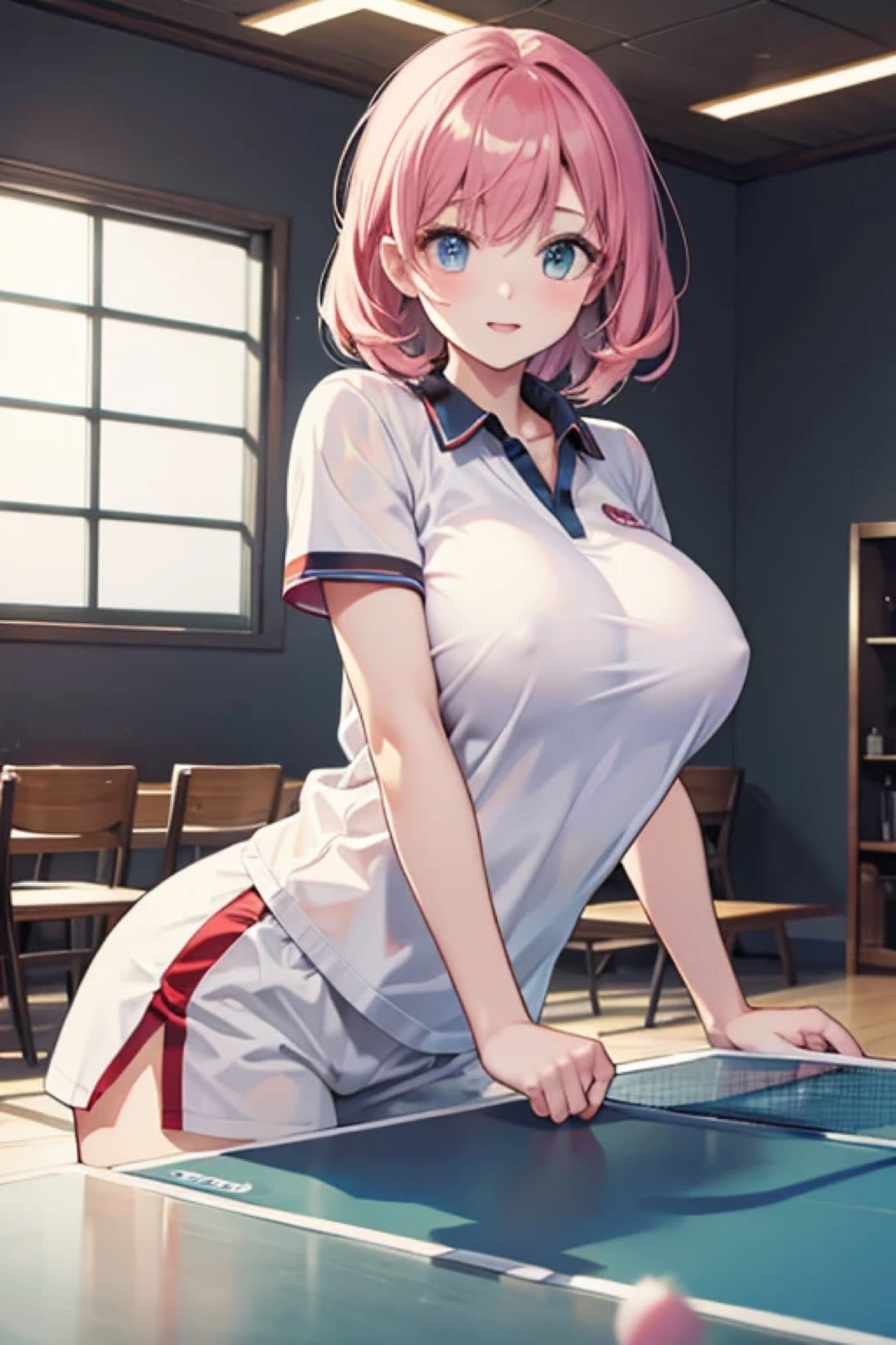卓球ガールのアレやコレ サンプル2ページ目