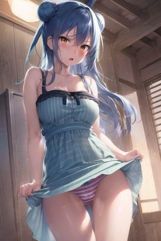 嫌な顔してパンツ見せてくる女の子 〜ワンピース服編〜 サンプル8ページ目