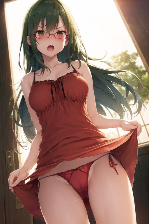 嫌な顔してパンツ見せてくる女の子 〜ワンピース服編〜 サンプル9ページ目