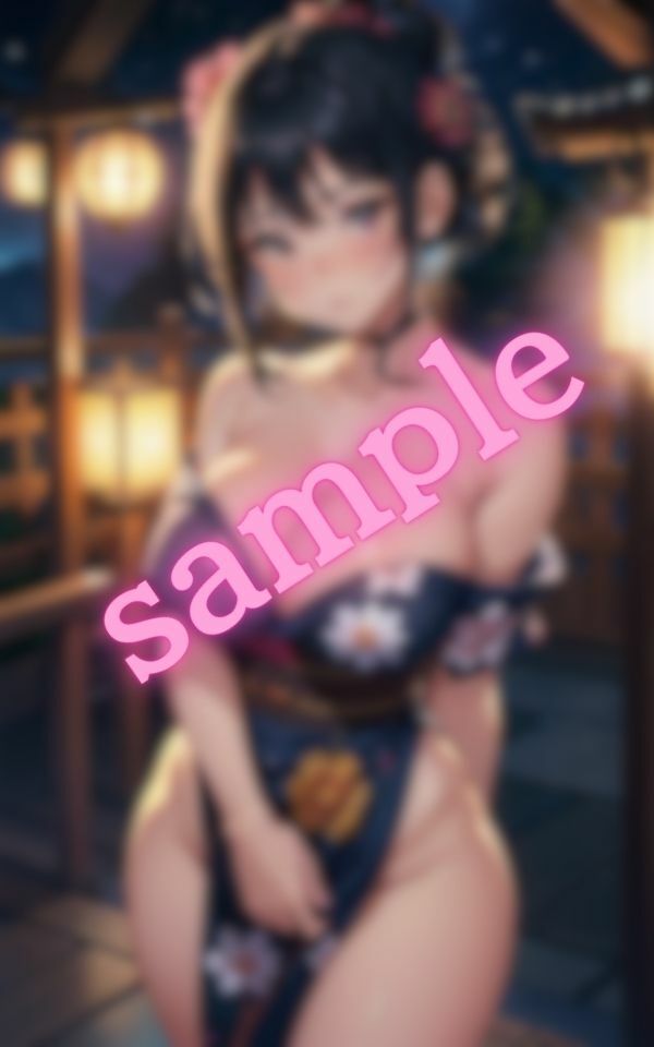 浴衣姿の処女が見せる巨乳の誘惑 サンプル3ページ目