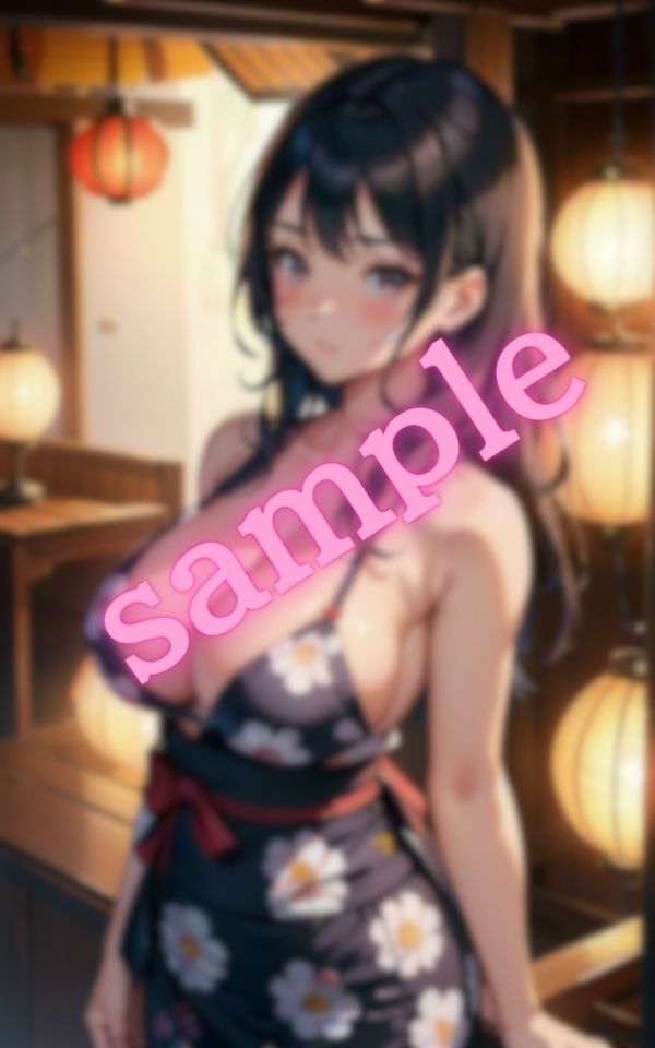 浴衣姿の処女が見せる巨乳の誘惑 サンプル5ページ目