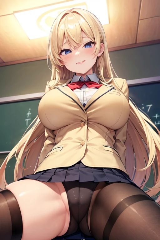 ニヤニヤしながらパンツを見せてくるJK サンプル1ページ目