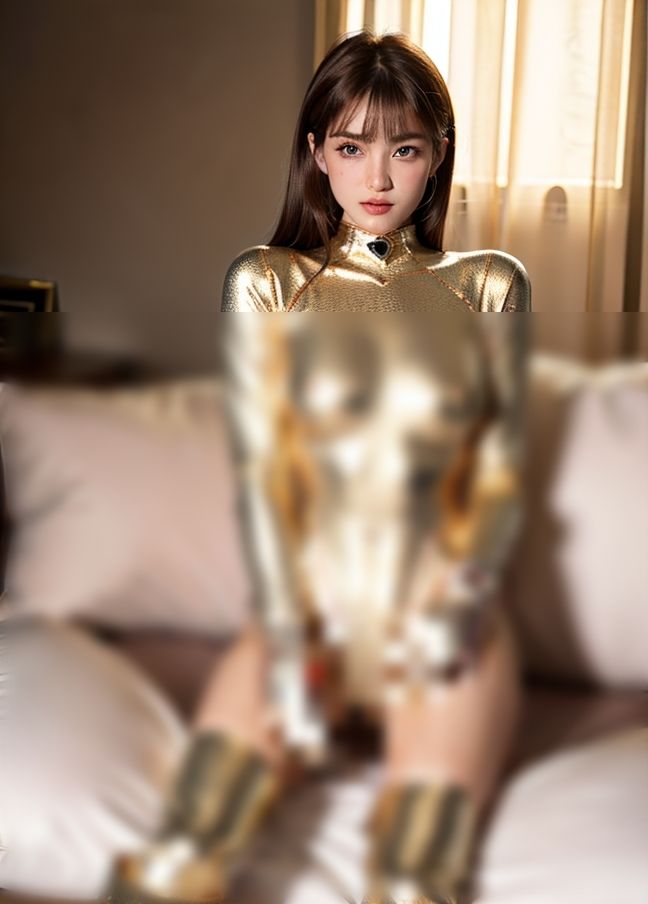 ゴールドスーツを着たエロ戦隊美少女 サンプル7ページ目