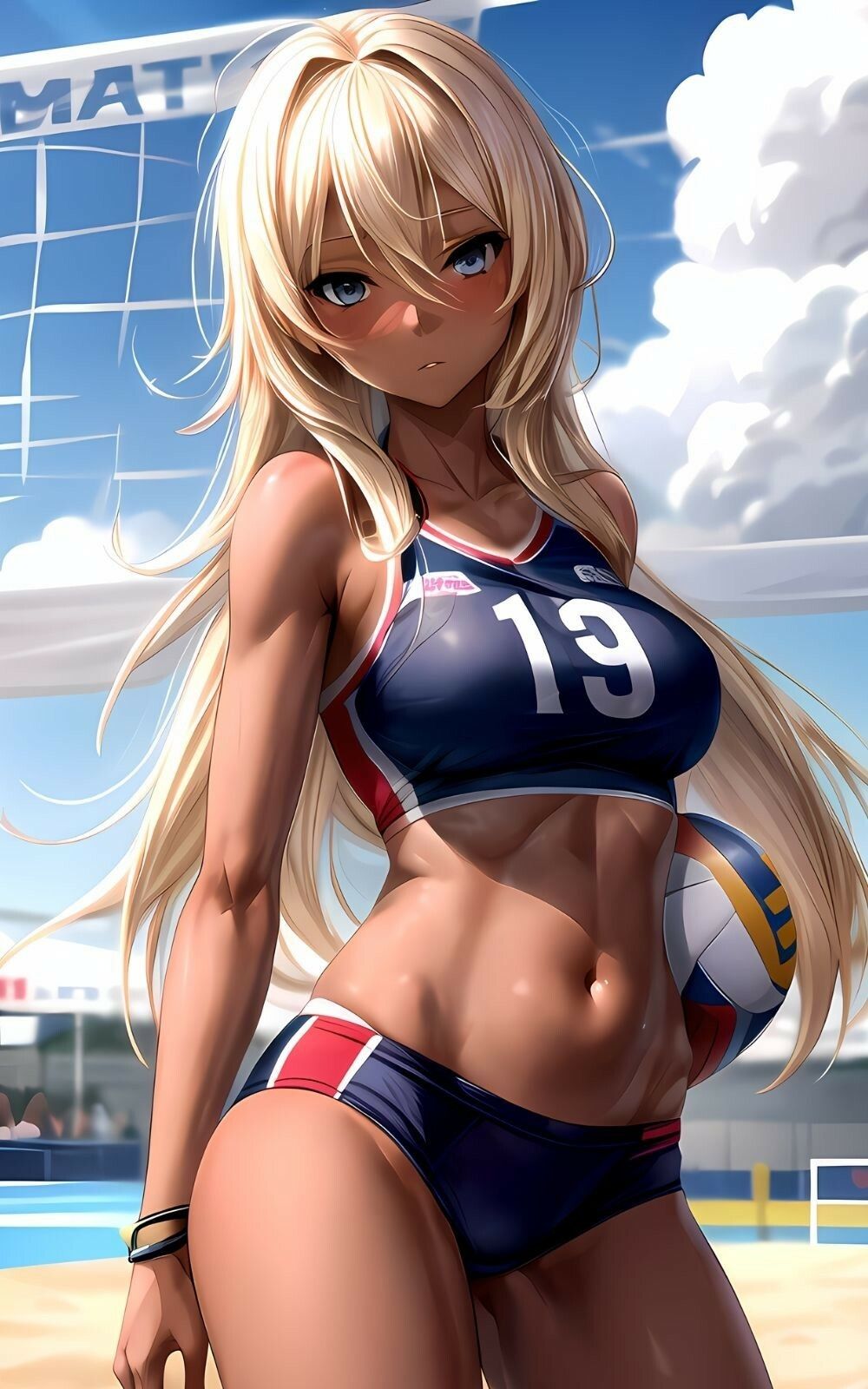 ビーチバレー女子とやりまくり サンプル1ページ目