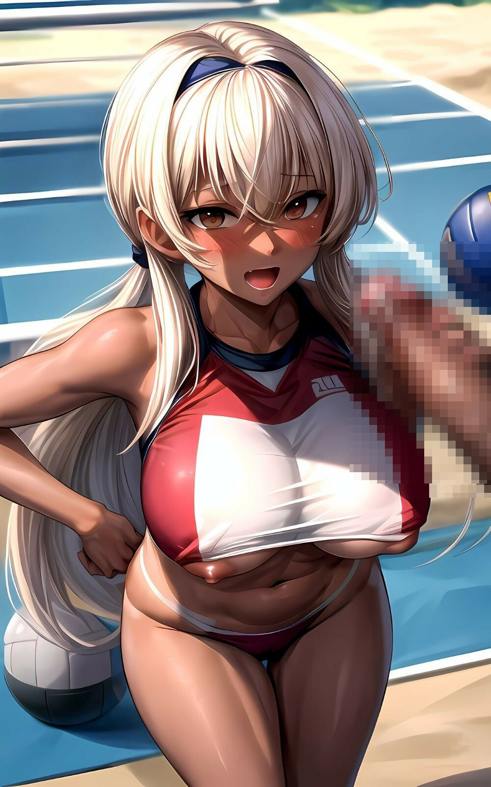 ビーチバレー女子とやりまくり サンプル3ページ目