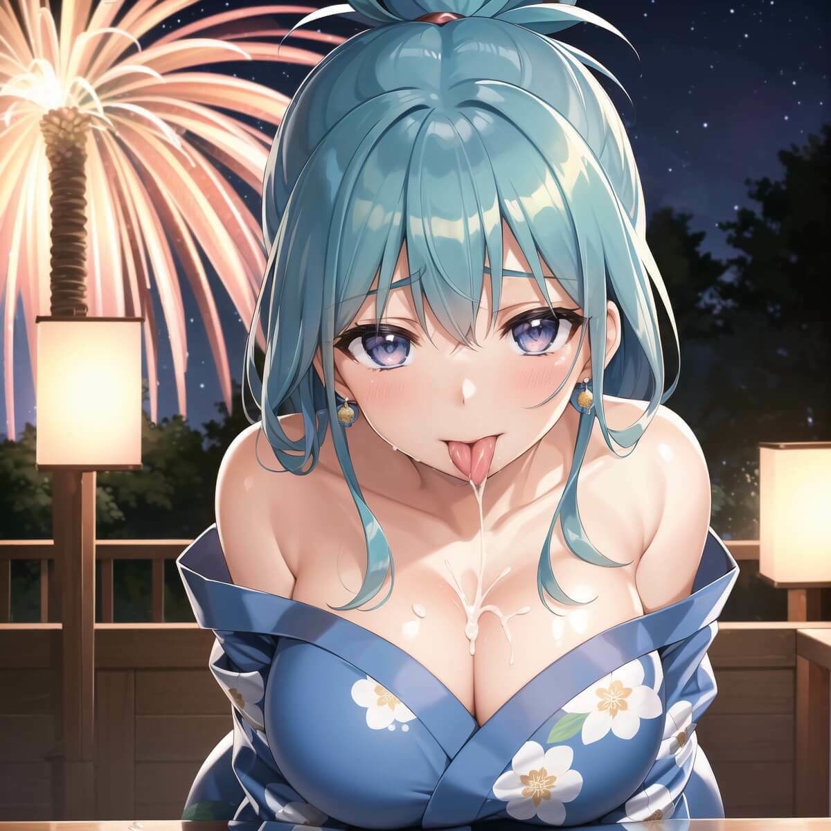 君と最後の夏祭り7【セリフ付き10枚付き！美麗画像400枚収録】 サンプル7ページ目