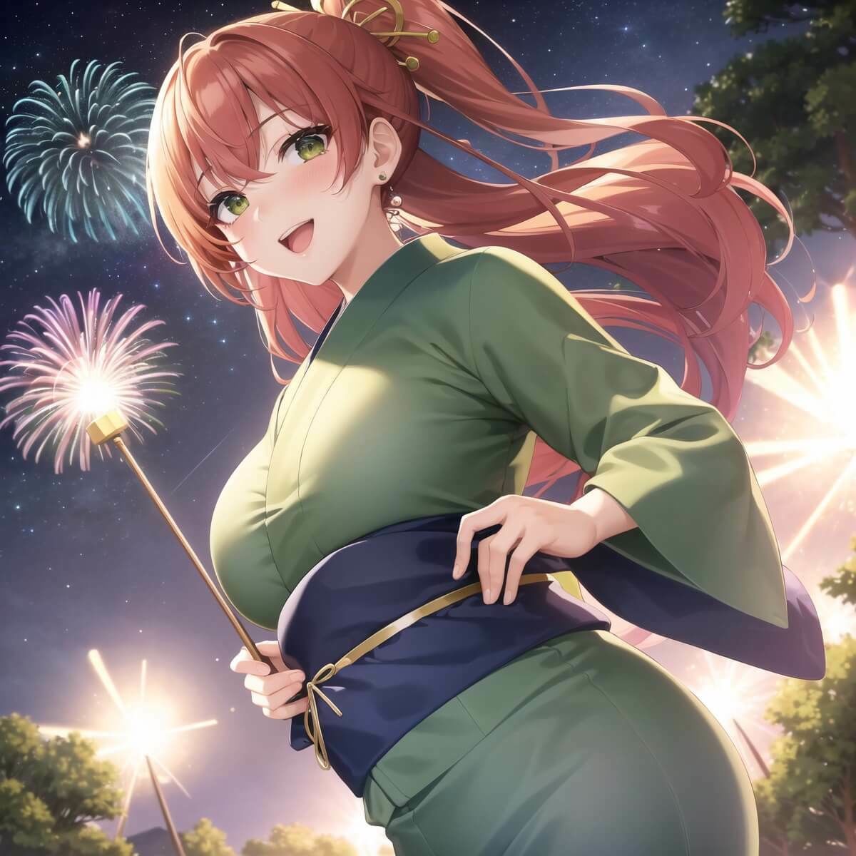 君と最後の夏祭り8【セリフ付き10枚付き！美麗画像400枚収録】 サンプル3ページ目
