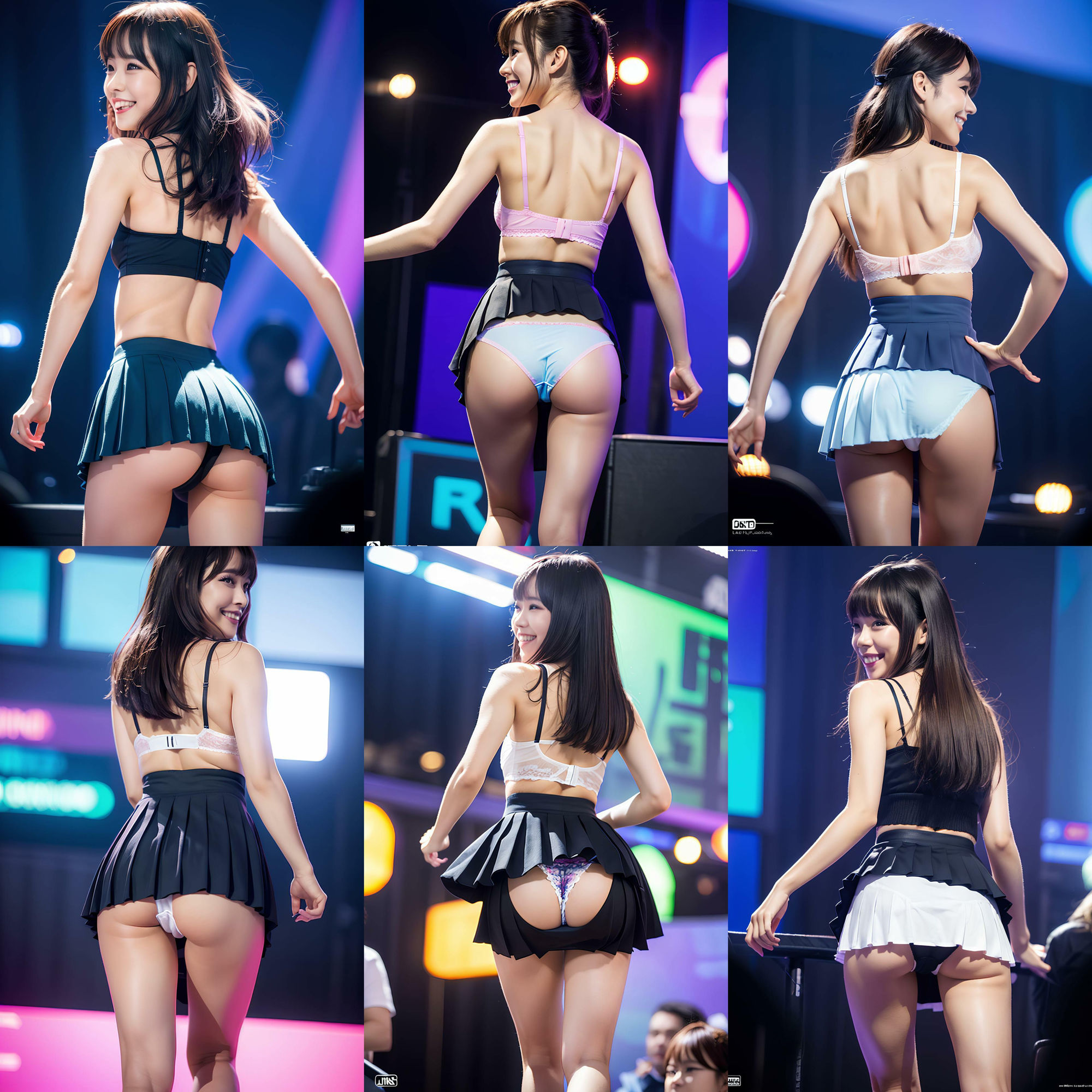 衣装パンツを忘れて生パンティでステージに立つアイドル vol:2 サンプル1ページ目