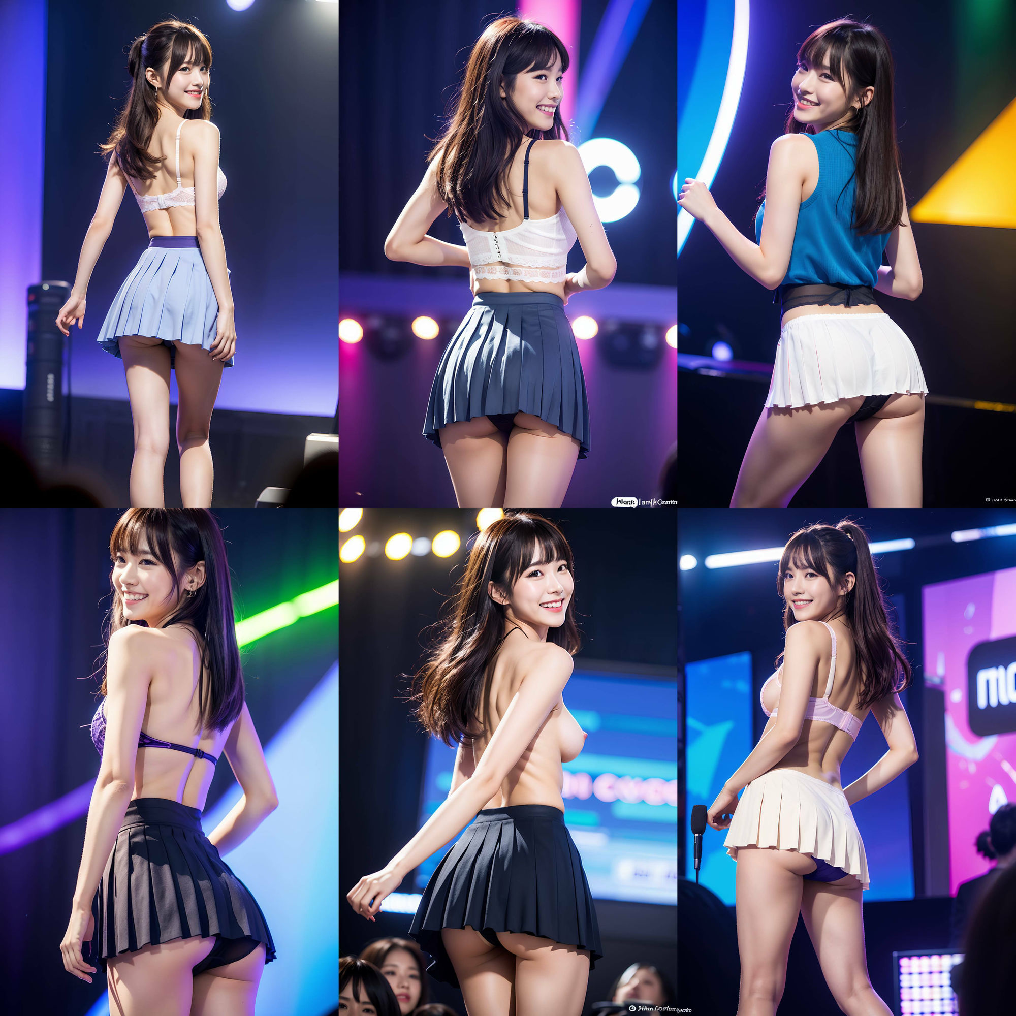 衣装パンツを忘れて生パンティでステージに立つアイドル vol:2 サンプル5ページ目