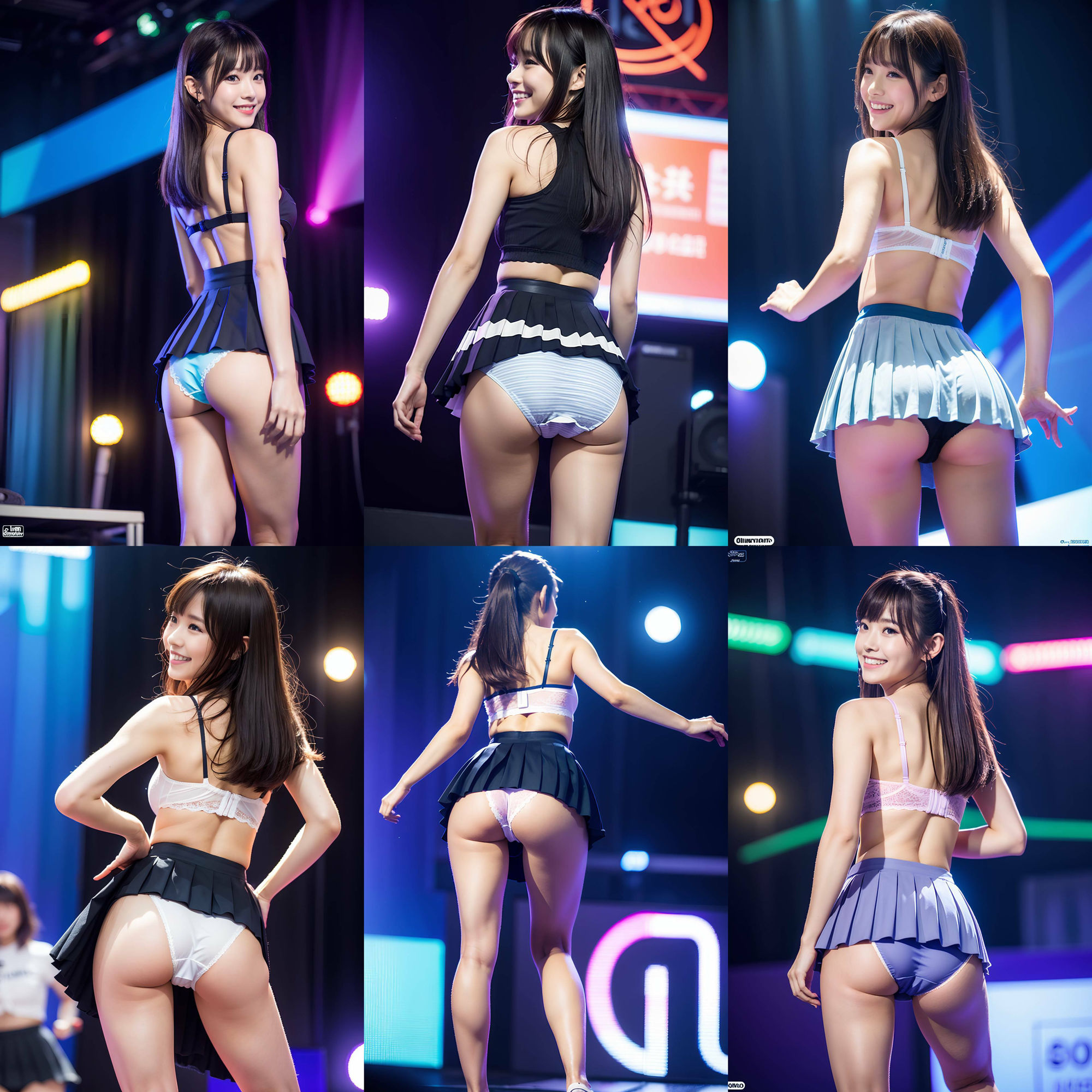 衣装パンツを忘れて生パンティでステージに立つアイドル vol:2 サンプル6ページ目