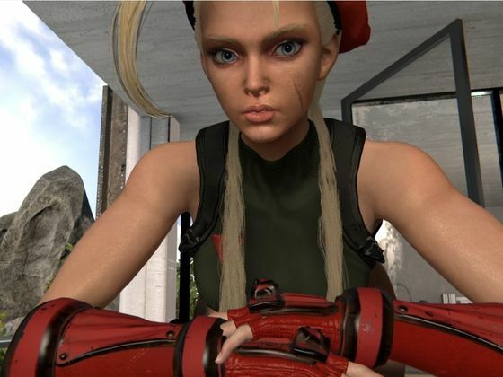 【3D動画】キャミーとガイルのストリップファイターの合間の休憩いちゃらぶせっくす サンプル1ページ目