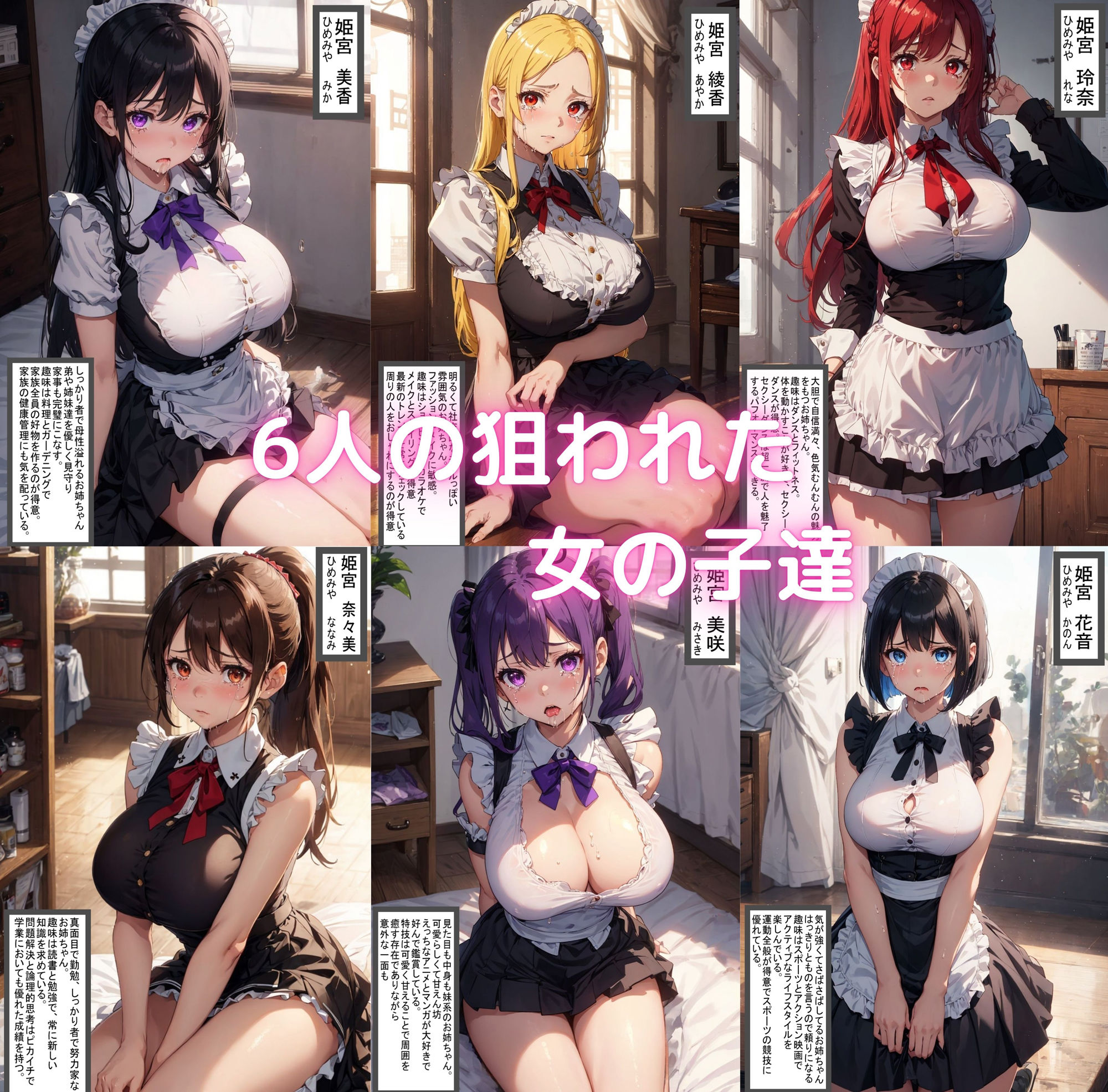 全員わからせ調教屋敷【姫宮家編】 サンプル1ページ目