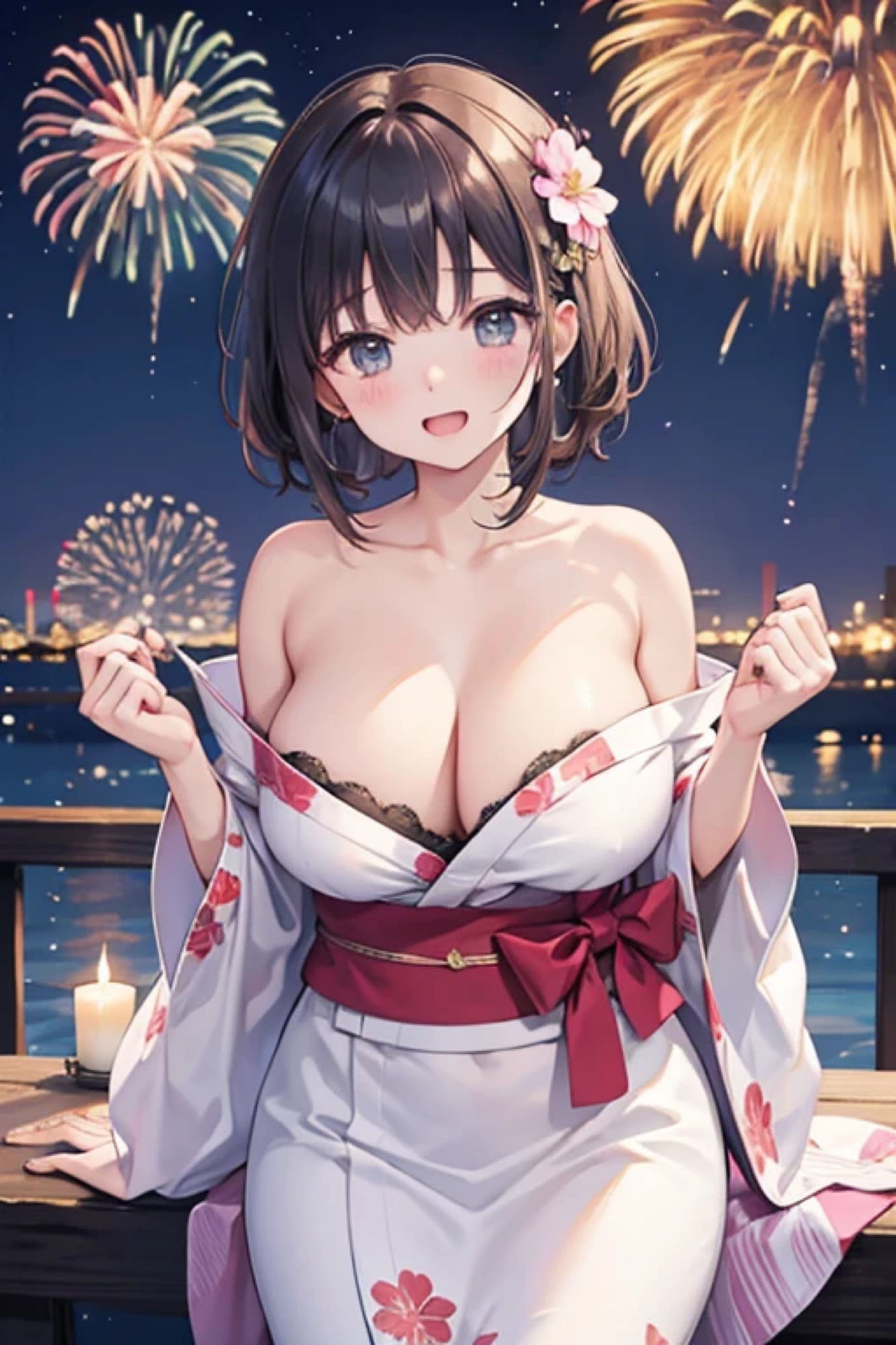 浴衣ガールのアレやコレ サンプル3ページ目
