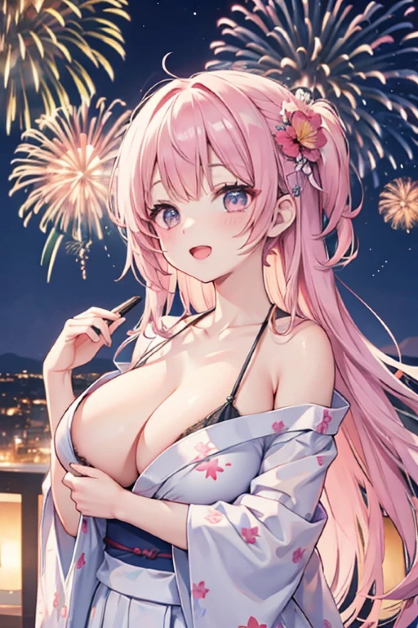 浴衣ガールのアレやコレ サンプル6ページ目