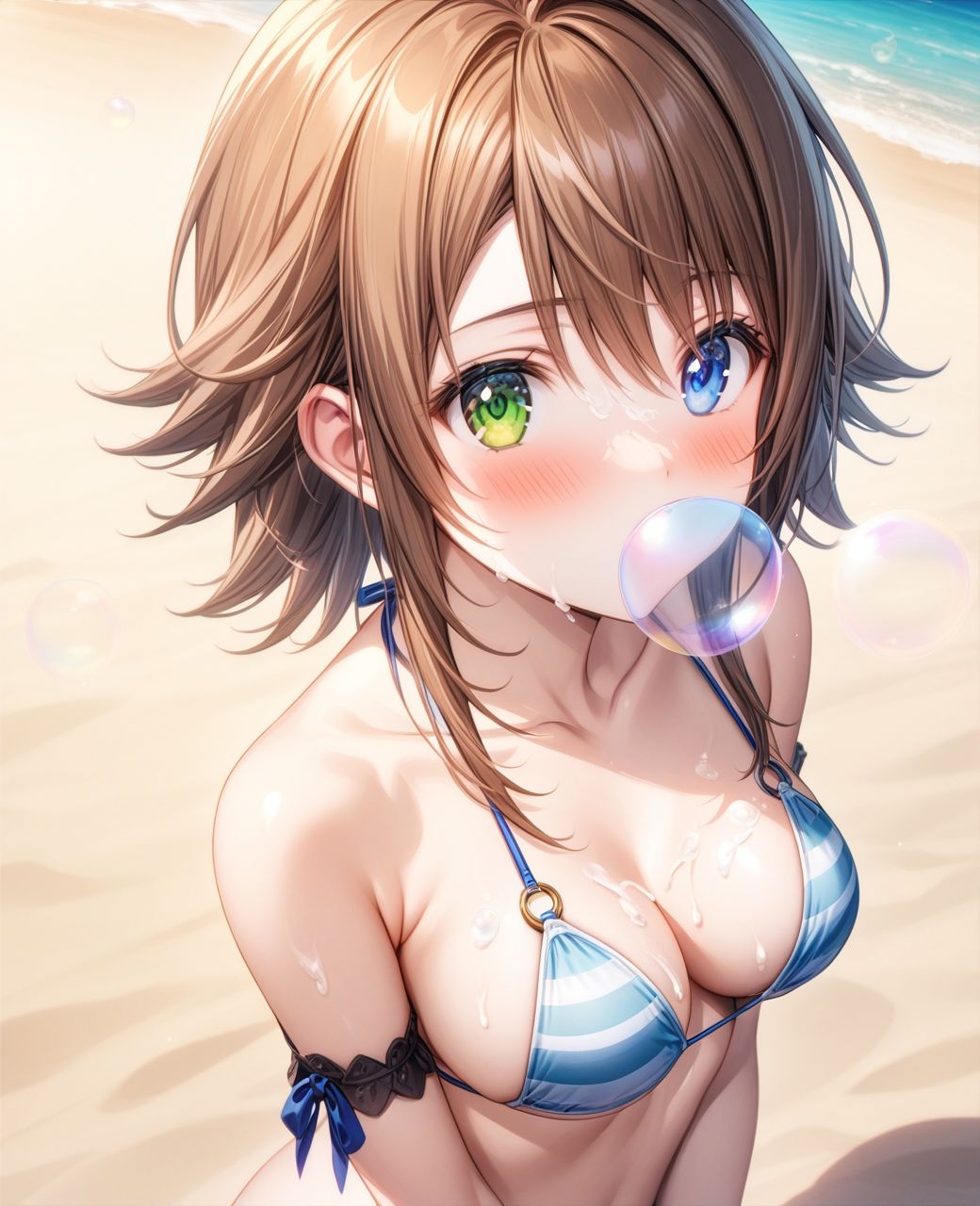 美少女〇〇まみれ・ユ〇ナ（FFX） サンプル7ページ目