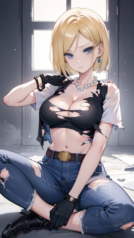 破壊と美麗: 人造人間18号の世界 サンプル1ページ目