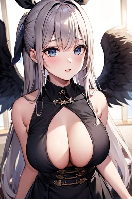 聖なる美と暗き誘惑: 天使と堕天使の美女たち イラスト集 サンプル2ページ目