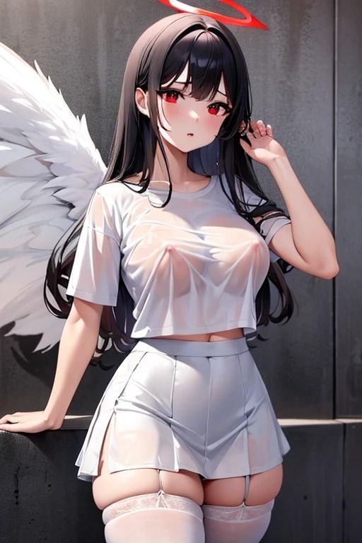 聖なる美と暗き誘惑: 天使と堕天使の美女たち イラスト集 サンプル3ページ目