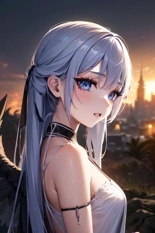 聖なる美と暗き誘惑: 天使と堕天使の美女たち イラスト集 サンプル4ページ目