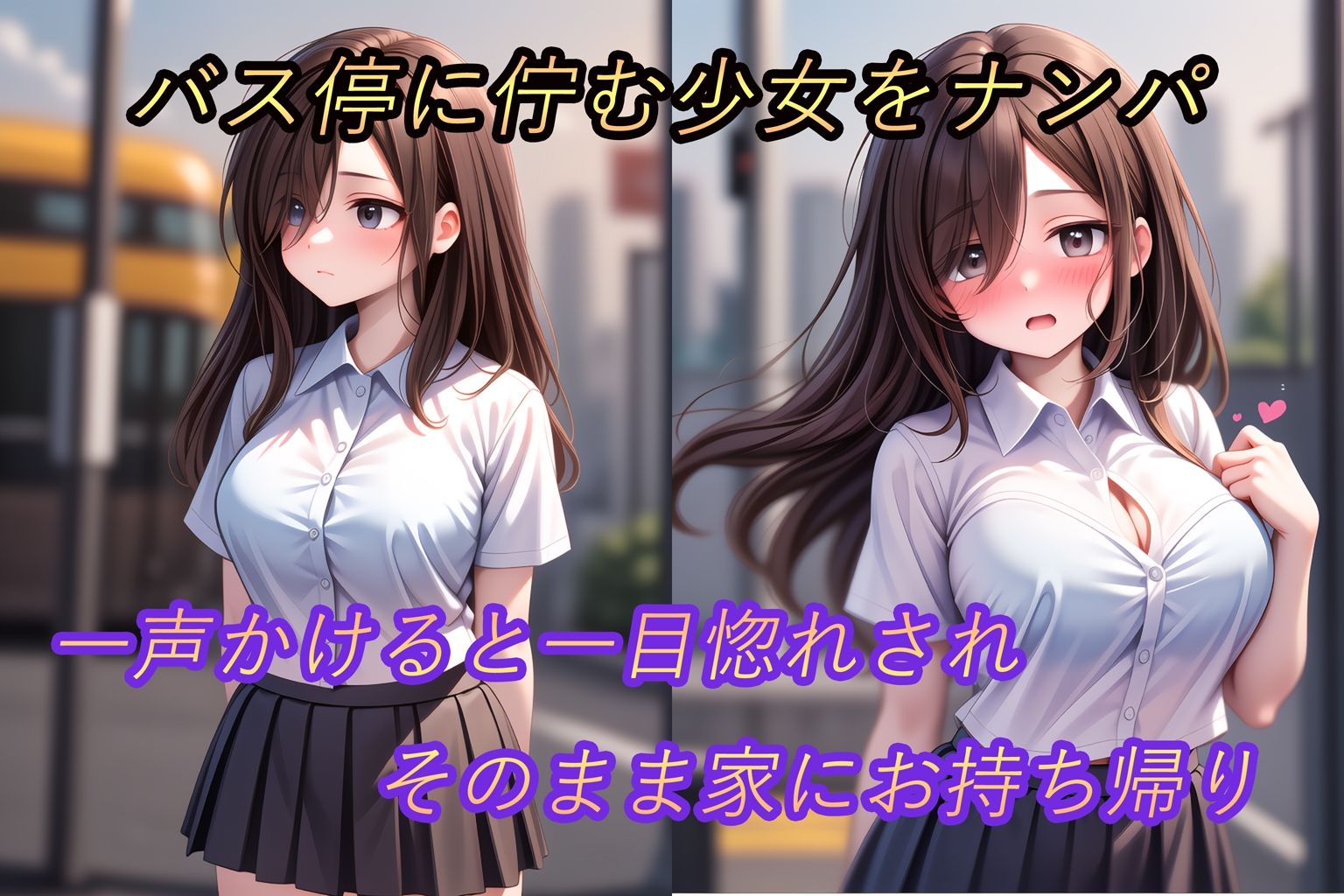 ナンパ即堕ち3-お姉さん系巨乳少女おもちかえりセックス サンプル1ページ目