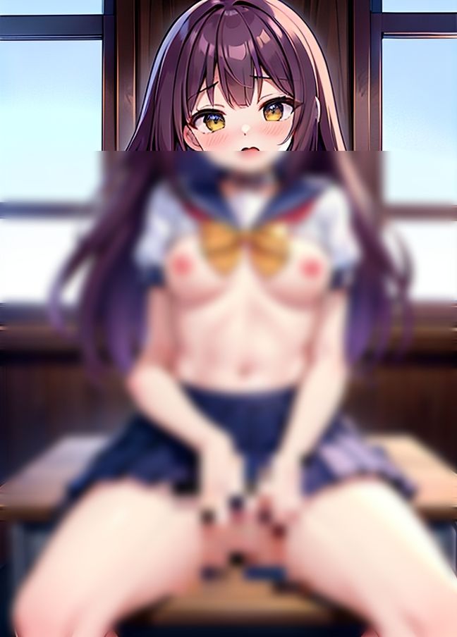 学級委員がクソ変態露出「みんなにみてもらいたいの！」 サンプル1ページ目
